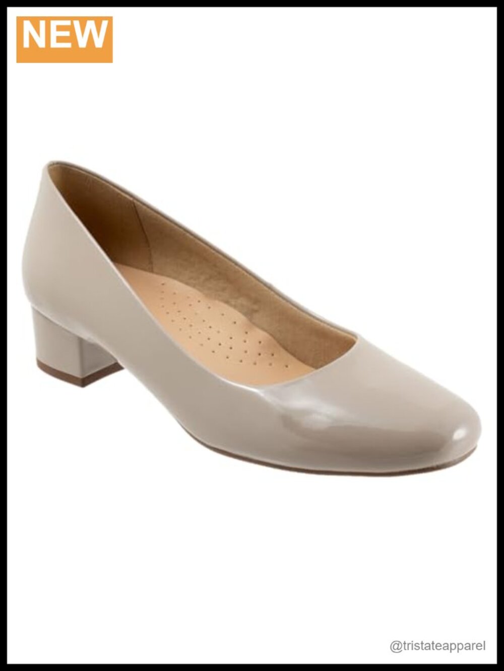 Trotters Leather Pump with Tricot Lining - Cushioned Lightweight